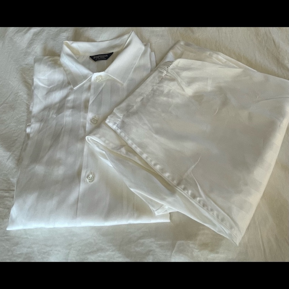 Bonsoir London Pajamas Made in the United Kingdom 100% Cotton XXL NWOT